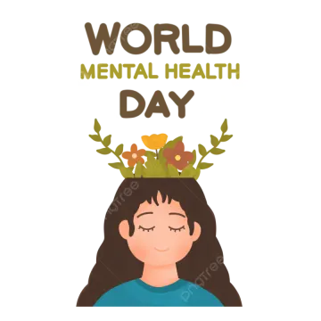 world mental day logo