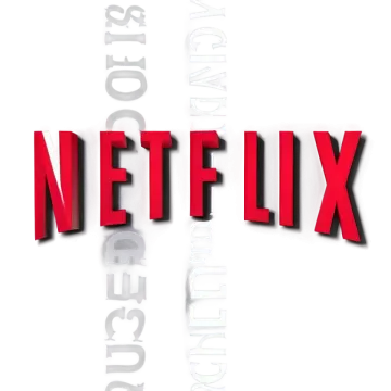 the netflix logo on a white background