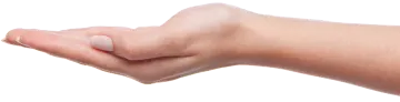 a person's hand is holding something