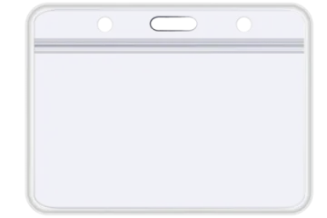 a blank card holder with a white background