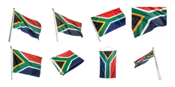 a set of flags with different colors and designs