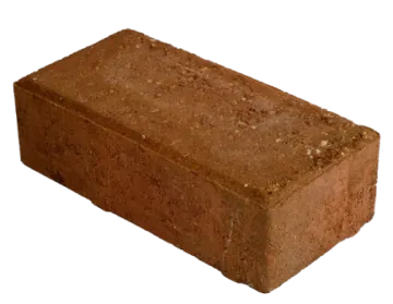 a brick on a white background