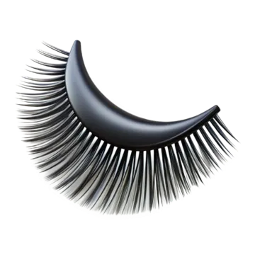 a close up view of the lashes on a white background