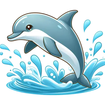 a dolphin jumping out of the water