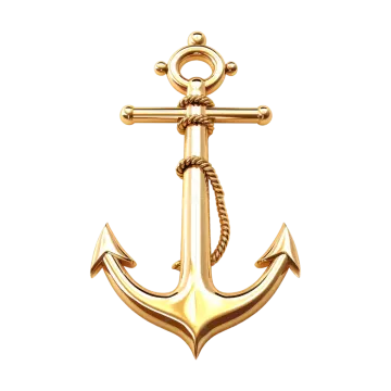 an anchor on a white background