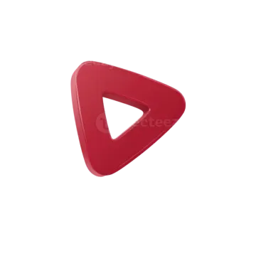 a red google logo on a white background