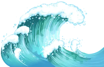 a big wave in the ocean