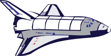 space shuttle clip art