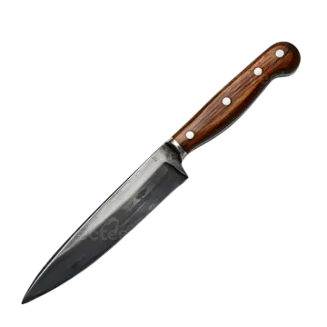 a knife on a white background
