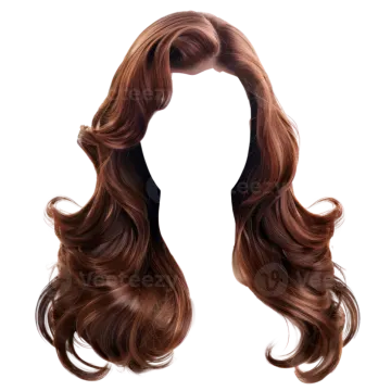 a woman with long brown hair