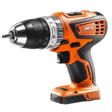 the black and decker cord drill is shown in this image