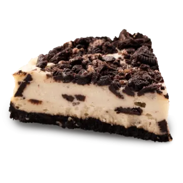 a close up of a piece of cake