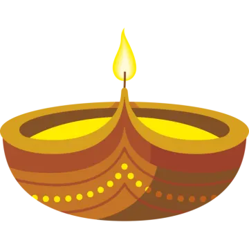 a brown and yellow lit oil lamp
