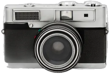 an old camera on a white background