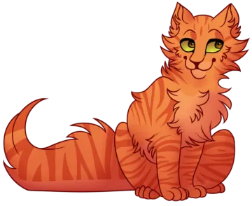 an orange cat with green eyes sitting down