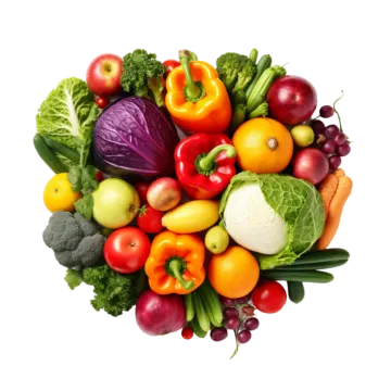 a bunch of fruits and vegetables