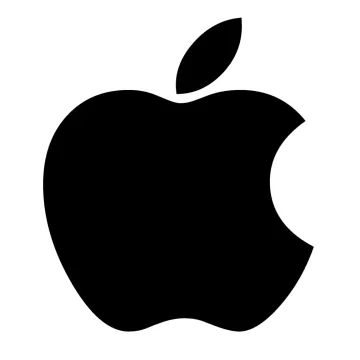 an apple logo