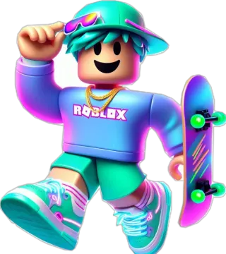 a lego figure with a skateboard in his hand