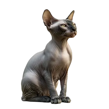 a cat sitting on top of a white surface
