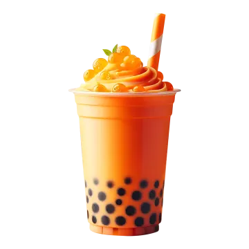 the cup is orange
