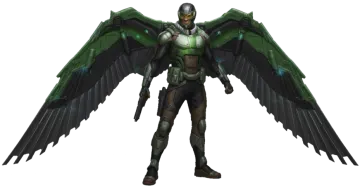 an image of a man in armor with wings