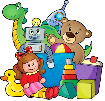 a pile of toys clipart