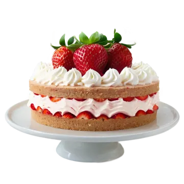 a cake on a white plate