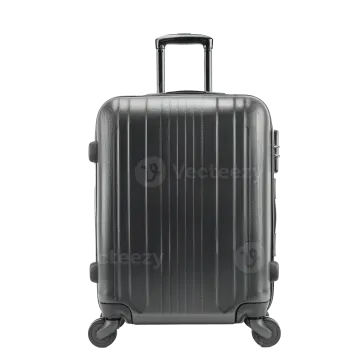 a black suitcase on wheels