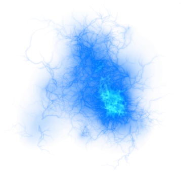 an image of a blue and white substance