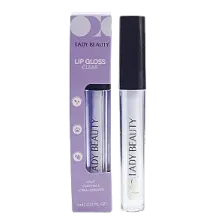 a bottle of lip gloss on a white background