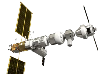 an artist's rendering of the spacecraft