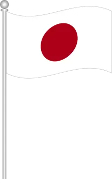 the flag of japan