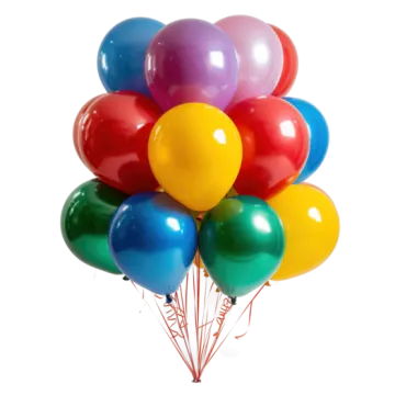 a bunch of balloons