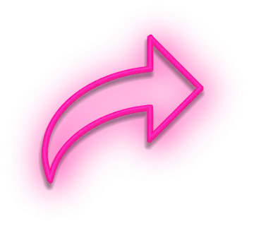a pink arrow icon on a white background