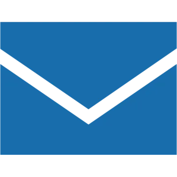 a blue envelope icon