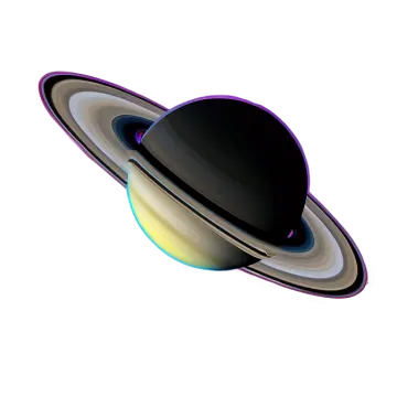 the planet saturn is shown in this illustration