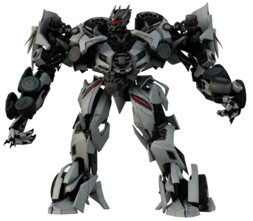 a robot that is standing on a white background