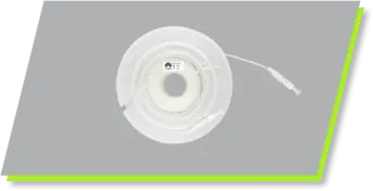 an image of a white light on a gray background