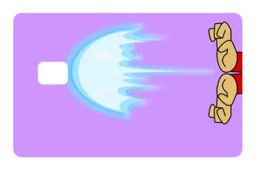 an image of a cartoon character flying through the air