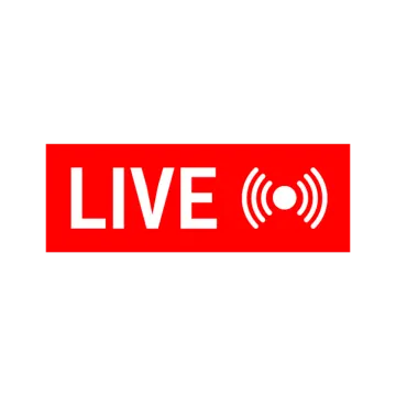 the live logo on a white background