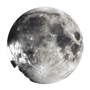 an image of the moon on a white background