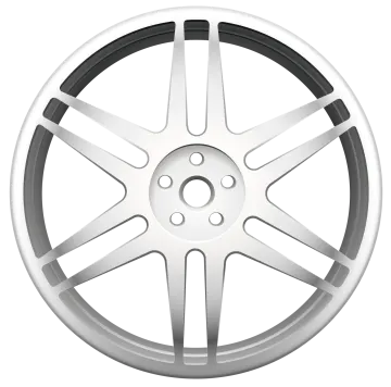 a wheel on a white background