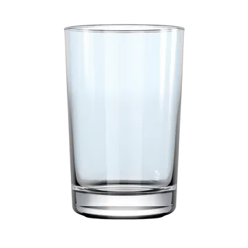 a shot glass on a white background