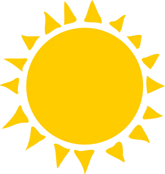 a yellow sun icon