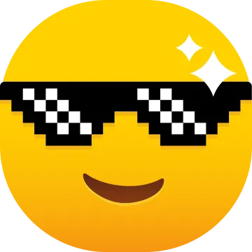 a smiley face with sunglasses on it