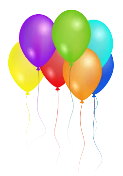 a bunch of balloons