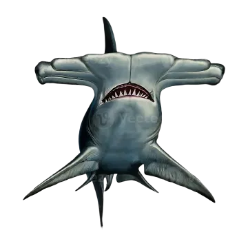 a great white shark with its mouth open
