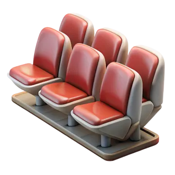 a row of seats