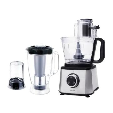 a blender sitting next to an electric mixer