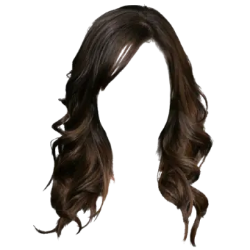 a woman with long brown hair